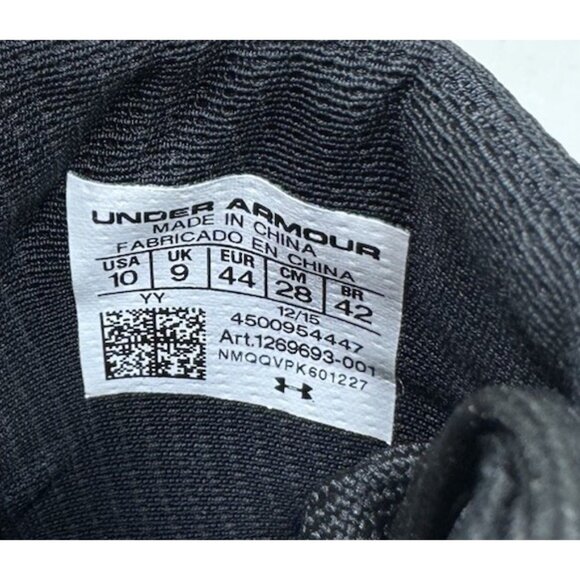 Under Armour UA Highlight MC Football Cleats Size Men’s 10 Black 1269693-001 - Picture 6 of 7